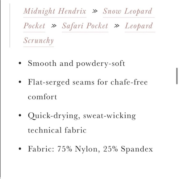 Zyia brilliant scrunchy leopard high rise leggings 6-8 - Picture 7 of 9